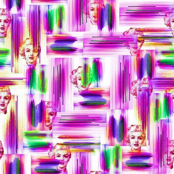 619230-线条梦露紫