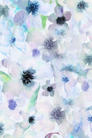 玉兰花印花华亿平台图片