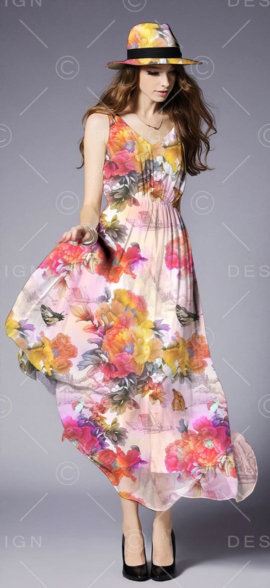 牡丹印花华亿平台图片