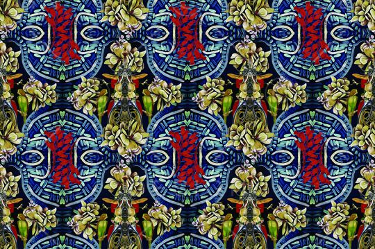 宫廷风印花华亿平台图片