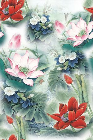 面料花印花华亿平台图片