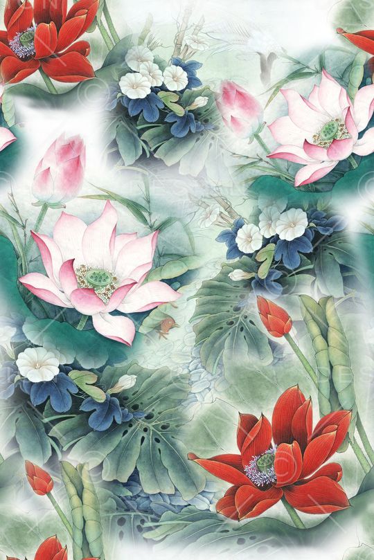 面料花印花华亿平台图片