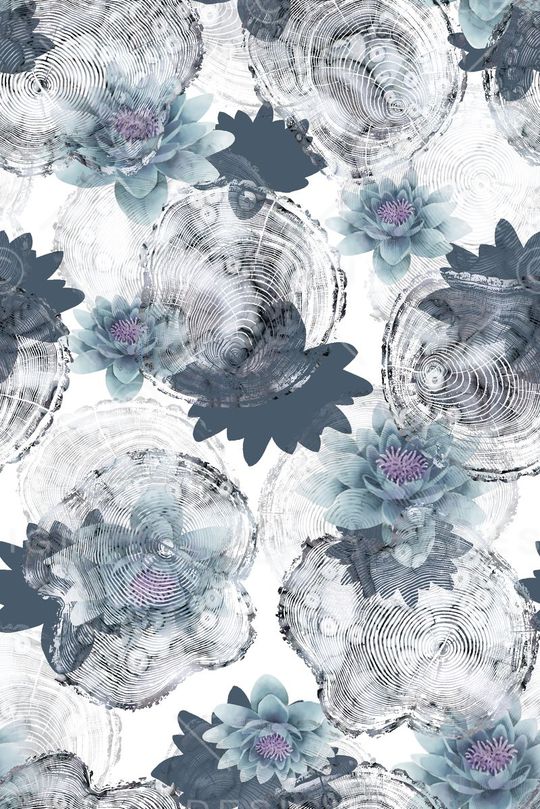 抽象手绘满版最新高清数码时尚潮流大牌复古欧美风中国风印花华亿平台图片