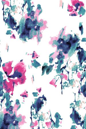 水墨印花华亿平台图片