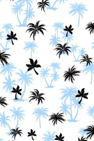 棕榈叶印花华亿平台图片