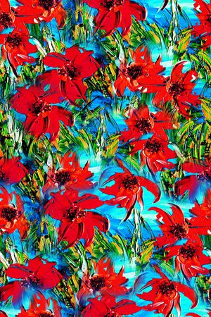 手绘印花华亿平台图片