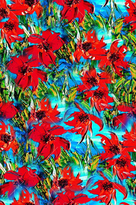 手绘印花华亿平台图片