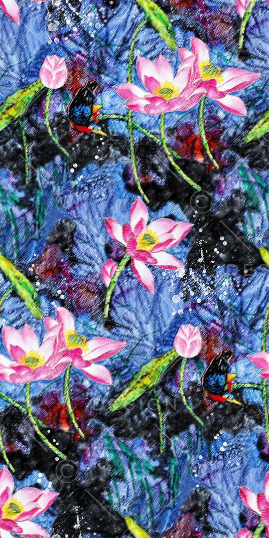 中国风印花华亿平台图片