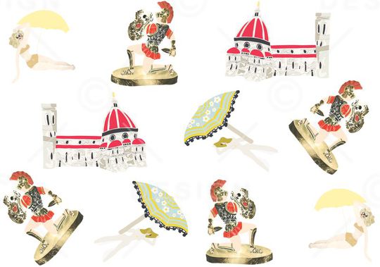 17欧美春夏印花华亿平台图片