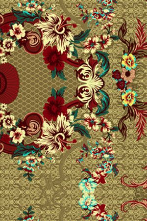 花纹印花华亿平台图片