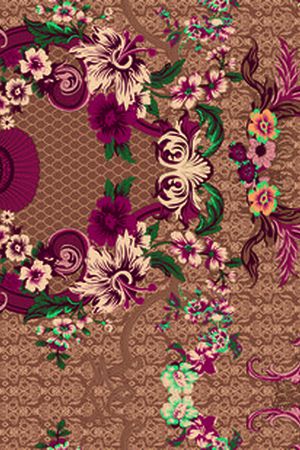 花纹印花华亿平台图片