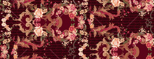 花纹印花华亿平台图片