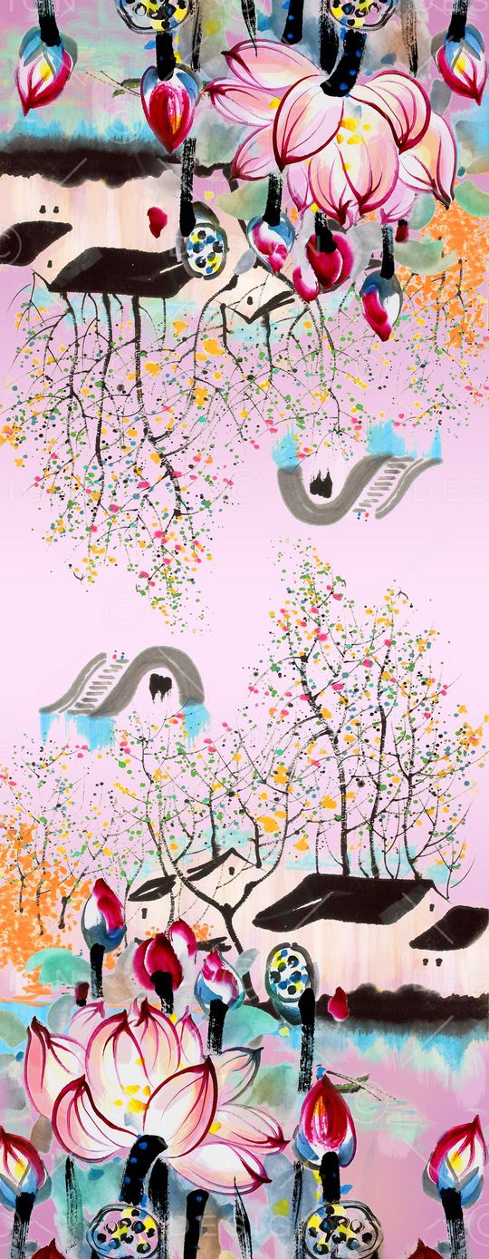 长巾印花华亿平台图片