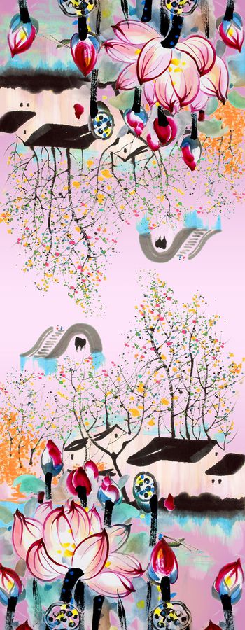 长巾印花华亿平台图片