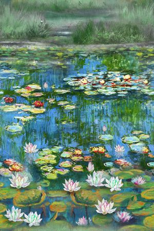 手绘印花华亿平台图片