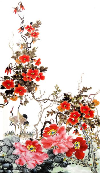 大气中国风印花华亿平台图片