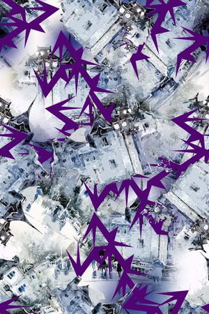 欧式建筑印花华亿平台图片