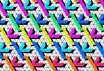 几何印花华亿平台图片