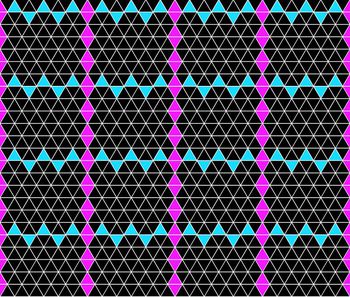 三角形印花华亿平台图片