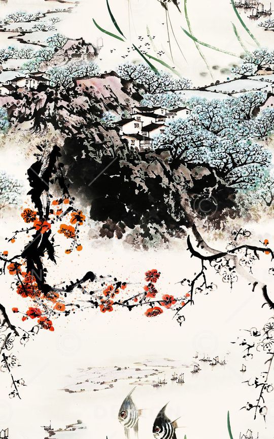 水乡印花华亿平台图片