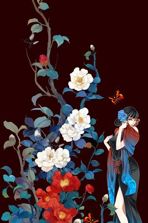 花朵印花华亿平台图片