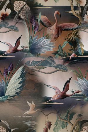 天鹅印花华亿平台图片