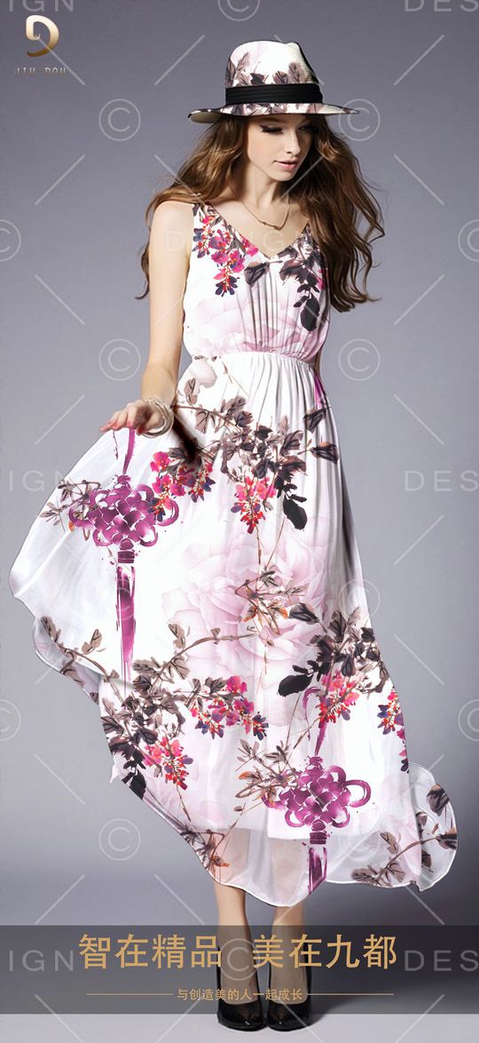 中国画印花华亿平台图片