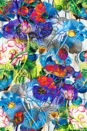 莲花印花华亿平台图片