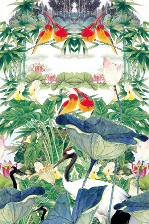 莲花印花华亿平台图片