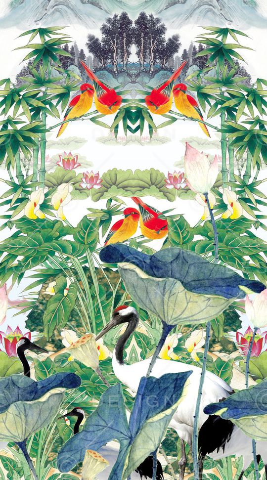 莲花印花华亿平台图片