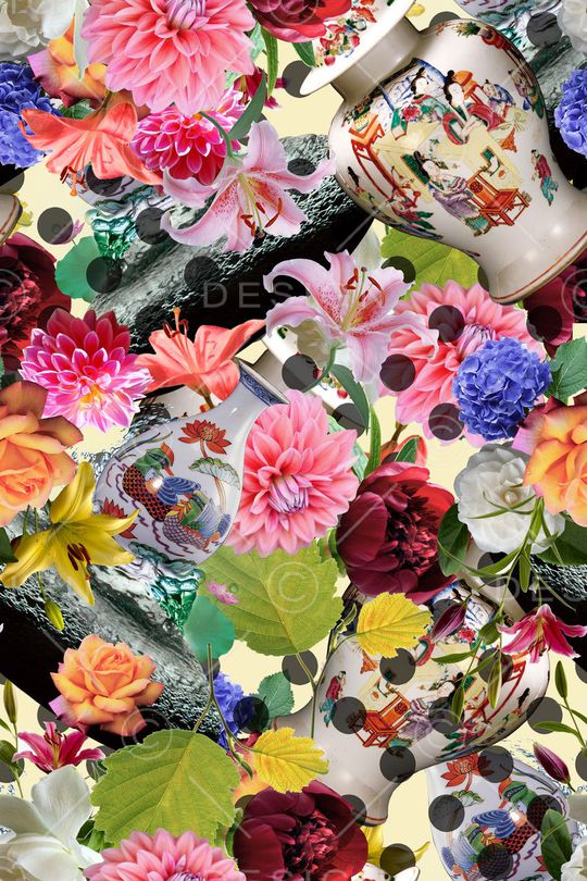 花朵印花华亿平台图片