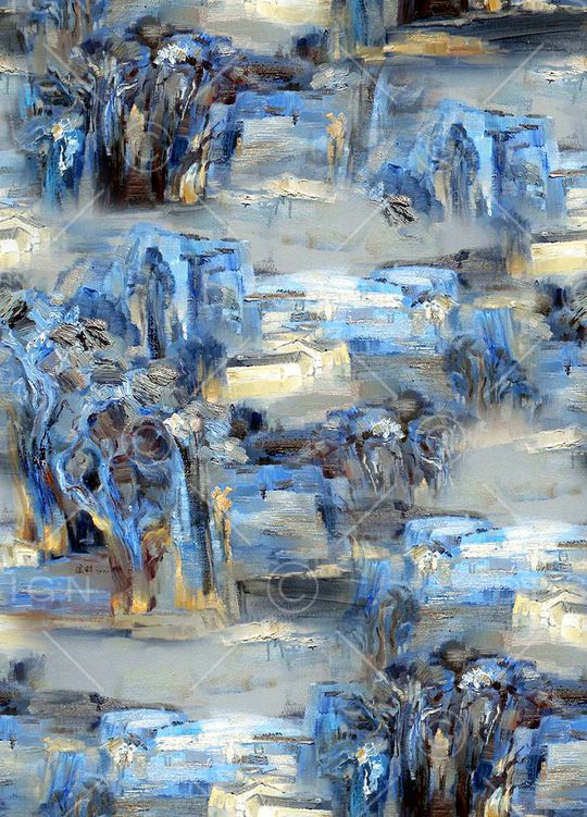 雪山印花华亿平台图片