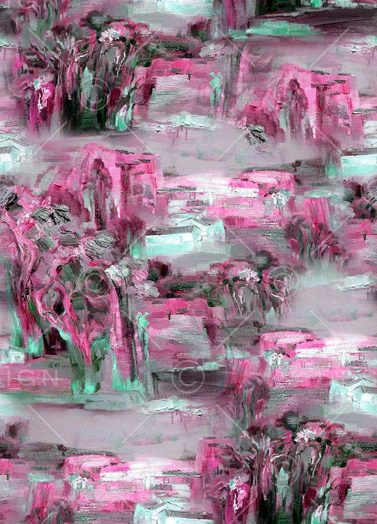 雪山印花华亿平台图片