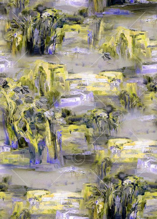 雪山印花华亿平台图片