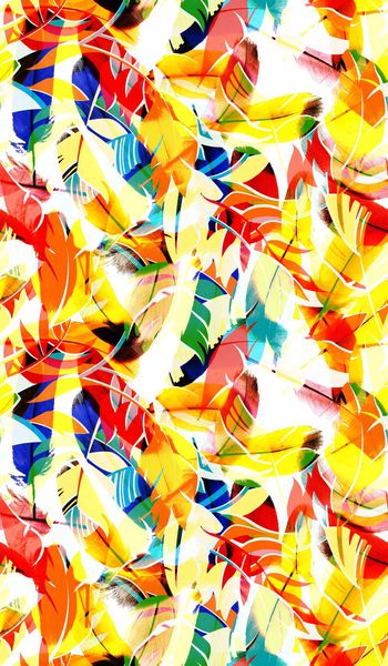 620103-羽毛叶子纹理--2