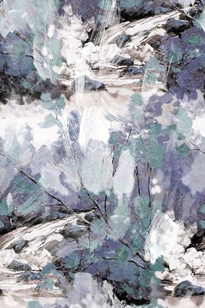 抽象手绘满版最新高清数码时尚潮流大牌复古欧美风风景印花华亿平台图片