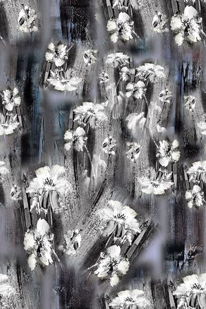 组合花卉印花华亿平台图片