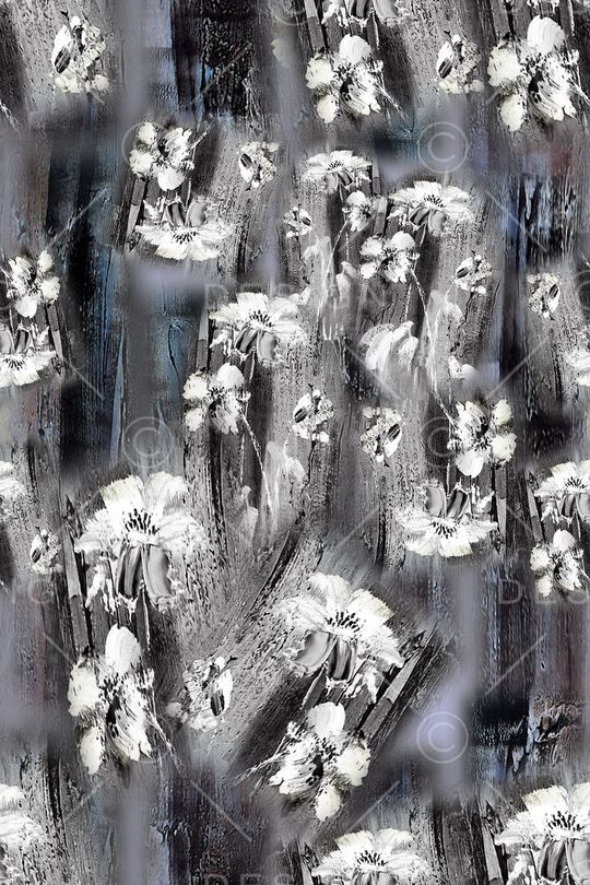 组合花卉印花华亿平台图片