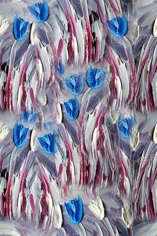 组合花卉印花华亿平台图片