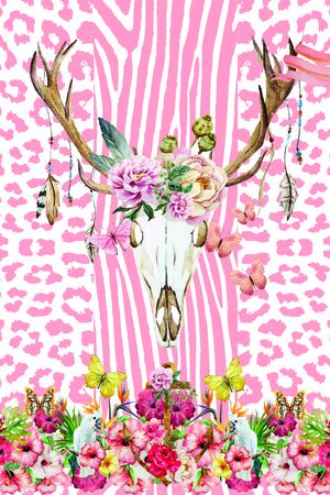 flowers印花华亿平台图片