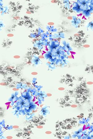 手绘印花华亿平台图片