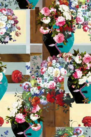 手绘印花华亿平台图片