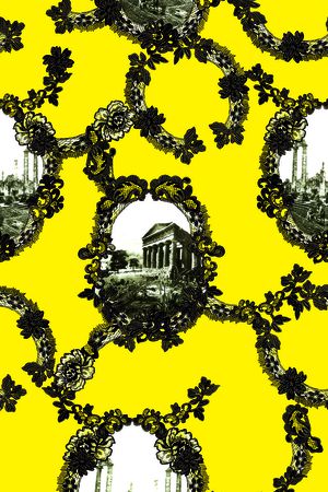 欧式建筑印花华亿平台图片