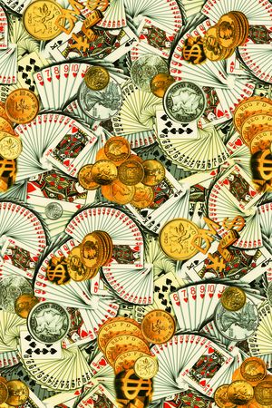 扑克印花华亿平台图片