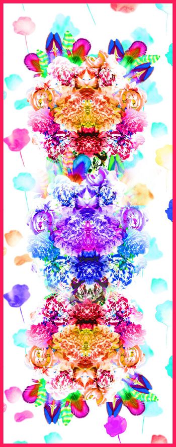 丝巾印花华亿平台图片