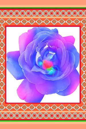 丝巾印花华亿平台图片