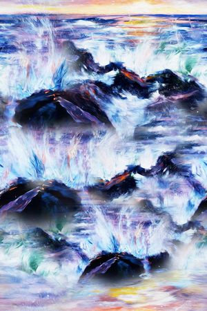 风景印花华亿平台图片