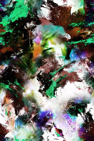 笔触印花华亿平台图片