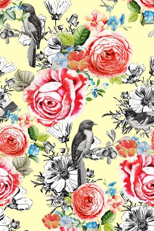 鸟印花华亿平台图片