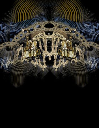 巴洛克印花华亿平台图片